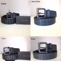 ราคา New Bottega Veneta Belt 3.5 cm Black Navy Blue Grey ✅อุปกรณ์ : ถุงผ้า การ์ด ราคา 15,999฿ (1803453311)