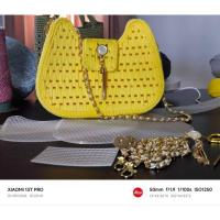 ราคา ชุด DIY เซตปักกระเป๋าแผ่นเฟรมทรงมนเชือกผ้ายืดอุปกรณ์ครบพร้อมวิธีทำ (28061177192)