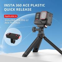 ราคา Magnetic Quick Release Mount สําหรับ Insta360 Ace Pro 2/Ace Pro/Ace Action กล้อง 2 กรงเล็บฐาน Snap-On ขาตั้งกล้อง (26131690622)