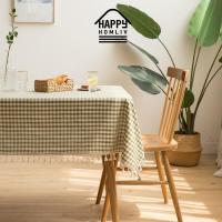 ราคา มีความสุข โฮล์ม [4-10 ที่นั่ง] ลายสก๊อตผ้าฝ้ายผ้าลินินพู่ผ้าปูโต๊ะนอร์ดิกลายสก๊อตผ้าปูโต๊ะสไตล์ญี่ปุ่นสี่เหลี่ยมผ้าปูโต๊ะ (24344037498)