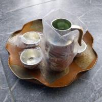 ราคา ชุดกาชา ถ้วยจอก รุ่นเก่า สภาพใหม่ พร้อมถาดรุ่นเก่า งานโบราณ (27763709010)