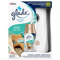 ราคา สเปร์ยปรับอากาศ อัตโนมัติ Glade กลิ่น Ocean Escape หอมนาน 60 วัน (25074880678)