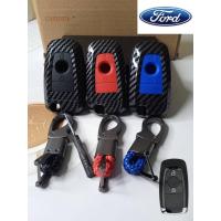 ราคา พร้อมส่ง เคสเคฟล่ากุญแจรีโมทรถยนต์ Ford Ranger 2018-2020 (Smart Key) 2ปุ่ม (21757502605)