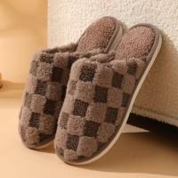 ราคา Slipper รองเท้าใส่ในบ้าน สลิปเปอร์ผ้าขนนิ่ม พื้นยางหนา มีกันลื่น (52155222291)