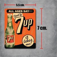 ราคา sticker pvc 7up สติกเกอร์ สี่เหลี่ยม เซเว่นอัพ งานออฟเซ็ทแท้ pvc กันน้ำ กันแดด (26456730590)