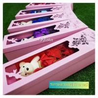 ราคา พร้อมส่ง ช่อกุหลาบ วาเลนไทน์ ช่อกุหลาบกลีบสบู่ กุหลาบ วาเลนไทน์ ตุ๊กตาหมี ช่อดอกไม้ ของขวัญ วันพิเศษ (7213489295)