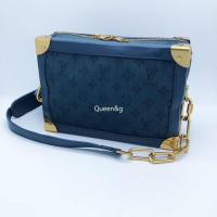 ราคา Louis Vuitton trunk box men bag LV หลุยส์ วิตตอง bumbag sling bag คาดอก สะพาย crossbody หนังแท้ มือสอง กระเป๋าผู้ชาย (29513985015)