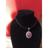 ราคา จี้ทับทิมล้อมเพชรเกสรแท้ตัวเรือนทองคำแท้ แบบอมตะสวยงามขนาดน่ารักใส่ได้ทุกวัน (3178956681)