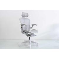 ราคา Herman Miller Remastered Aeron Chair สี Mineral โครง Polished Aluminum Leather Arm Pads เก้าอี้ทำงาน (28791354315)