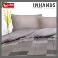 ราคา ชุดผ้าปูที่นอน + ผ้าห่มนวม Slumberland ผ้าคอตต้อนซาติน Cotton Sateen 100% (6139974583)