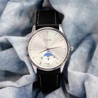 ราคา TOMI นาฬิกาผู้ชาย ทางการ แบรนด์แท้ กันน้ำได้ 100% ทรงกลม หน้าปัด 40 มม แถมกล่องฟรี (26234591507)