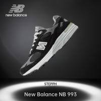 ราคา ของแท้ 100%- New Balance NB 993 MR993BK black Low Sneakers (50704713466)