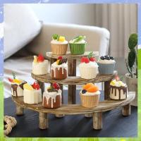 ราคา ชั้นวางคัพเค้กไม้ 3 ชั้นคัพเค้กชั้นชั้นวางจอแสดงผลชั้นวางเค้กขนมกึ่งวงกลม (40559229785)
