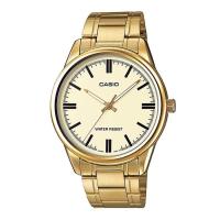 ราคา Casio นาฬิกาข้อมือ สายสแตนเลส รุ่น MTP-V005G-9AUDF-Gold (176394088)