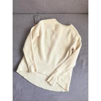 ราคา เสื้อไหมพรมผู้หญิง สีครีม ผสมวูลกันหนาว อก 32 ยาว 19-25 นิ้ว ทรงหน้าสั้นหลังยาวแต่งด้านหลังเก๋ๆ สภาพ 90% ใส่ครั้งเดียว (26075068999)