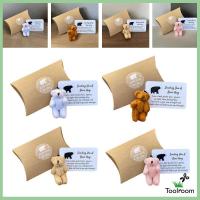 ราคา [ กระเป๋ากอดตุ๊กตาสัตว์ขนาดเล็กกระเป๋าเป้สะพายหลังหมีพร้อมการ์ดอวยพรกระเป๋าหมีขนาดเล็กกอดสําหรับวันวาเลนไทน์ของขวัญวันเกิดเด็ก (25551586661)