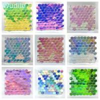 ราคา WUDILE เลื่อมฉากหลัง, Silver Gold PET เลื่อมแผง Wall Decor, แฟชั่น Glitter หกเหลี่ยมฉากหลังตกแต่งแผง Baby Shower (42471317370)