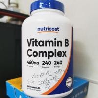 ราคา วิตามินบี Vitamin B Complex 240​ Capsules วิตามินบีรวม​ วิตามินรวม​ BioActive Complete B vitamin B1 B2 B6 B12 (8822987679)