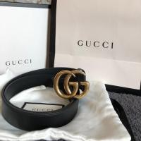 ราคา Gucci Leather Belt With Double G Buckle 3cm Size 75cm (5504069693)