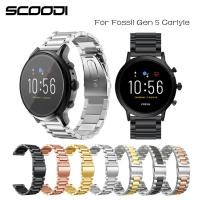 ราคา สายนาฬิกาข้อมือสแตนเลส 22 มม. สําหรับ fossil gen 4 q explorist hr/gen 5 (4536831240)