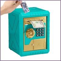 ราคา อิเล็กทรอนิกส์เหรียญธนาคาร ATM เหรียญธนาคารเงินสดเหรียญสามารถของเล่นปลอดภัยเหรียญธนาคารสําหรับอายุ 4-10 รหัสผ่านรหัสล็อค linadph (57055086661)