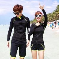 ราคา ชุดว่ายน้ำคู่ ชุดว่ายน้ำผู้ชาย ชุดว่ายน้ำแขนยาว ชุดว่ายน้ำกางเกง กัน UV ชุดว่ายน้ำคู่รัก ชุดว่ายน้ำสีดำ ชุดดำน้ำ (49535615)
