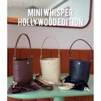 ราคา สินค้า พร้อมส่ง ของแท้ 100 % Rally The Bag Mini Whisper via - กระเป๋าหนังทรง Bucket ไซส์มินิ พร้อมสาย cross body (41856303067)