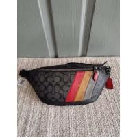 ราคา คาดอกชายมาใบเดียว ตอนนี้ราคาสูงมากค่ะ COACH WARREN BELT BAG IN SIGNATURE CANVAS WITH DIAGONAL STRIPE (COACH C1768)13" (9614907977)