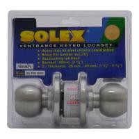 ราคา SOLEX ลูกบิดห้องน้ำ SOLEX 9500 SS-BK หัวกลม สีสเตนเลส อุปกรณ์ประตู ลูกบิดประตู SOLEX 9500 SS-BK STAINLESS STEEL BATHROOM (27823943720)