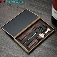 ราคา สายนาฬิกาข้อมือ สายหนังวัวแท้ แฮนด์เมด แต่งหัวเข็มขัดผีเสื้อ ขนาด 14 มม. 15 มม. 16 มม. 17 มม. 18 มม. 19 มม. 20 มม. 21 มม. 22 มม. 24 มม. สําหรับผู้ชาย และผู้หญิง (19293671476)