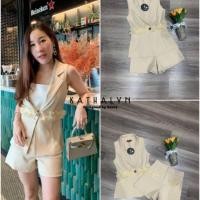 ราคา งานป้าย KATHALYN งานสวย งานเนี๊ยบ งานเป๊ะ เซตเสื้อกางเกงขาสั้น (7915278712)