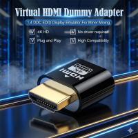 ราคา Virtual HDMI Dummy Plug 4K HD 1.4 Display Emulator สำหรับ Miner Mining การ์ดจอ จอหลอก HDMI ปลั๊กหลอก (29057722757)