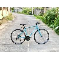 ราคา จักรยานไฮบริด เก่าญี่ปุ่น ยี่ห้อ Bianchi Roma IV แท้ สีฟ้าเขียวสวยๆ เฟรมอะลู ซ่อนสาย (6676323324)