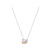ราคา สร้อยคอ Swarovski หงส์ สีทูโทนโรสโกลด์ (25270596080)