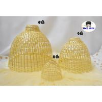 ราคา สุ่มไม้ไผ่ 3 ขนาด 2 นิ้ว 4 นิ้ว 6 นิ้ว เคลือบเงากันราอย่างดี สุ่มไก่ สุ่มโคมไฟไม้ไผ่ สุ่มสาน โคมไฟสุ่ม โคมไฟไม้ไผ่ (22039707539)