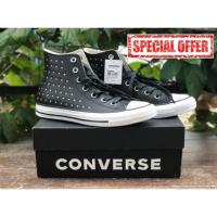 ราคา รองเท้า converse หุ้มข้อ - หนังแท้สีดำ (ไซส์ EUR 37.5 / 24 cm) (5813579522)