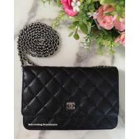ราคา Chanel WOC Black Caviar SHW Holo26 (1670839309)