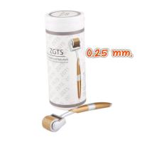 ราคา [พร้อมส่งจากไทย] เข็มกลิ้งZGTS 0.25 mm.ลูกกลิ้งไทเทเนียมฟื้นฟูหน้า หลุมสิว ริ้วรอย กระตุ้นศีรษะ (25777049809)