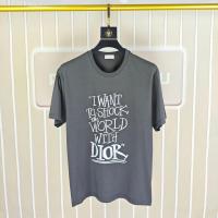 ราคา เสื้อยืดแขนสั้น Dior แบบใหม่ สำหรับชายและหญิง ทำจากผ้าฝ้ายแท้ มีสีสันสวยงาม เหมาะสำหรับ STREET WEAR ในฤดูใบไม้ผลิ (48005681319)