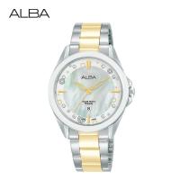 ราคา ALBA Ikebana Quartz อัลบา นาฬิกาข้อมือผู้หญิง รุ่น AH7DV3X ขนาด 33 mm.สีขาวมุก (24095220088)
