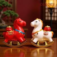 ราคา คลีโอ ปีเสือราศีเครื่องประดับ,เรซิ่นมงคลม้าโยกตกแต่งโต๊ะ,เทศกาลด้วยคําอวยพรมินิม้ามิ่งขวัญรูปปั้นสํานักงาน (52505041753)