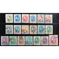 ราคา 2540 แสตมป์พระรูปรัชกาลที่ 9 ชุดที่ 9 ใช้แล้ว ครบทุกชนิดราคา (18578651606)