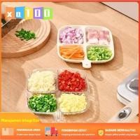 ราคา จานเตรียมเครื่องปรุงรส 4 ส่วนมินิ / ภาชนะใส่ซอสปรุงรสผสม / จานเตรียมอาหาร (43324724410)