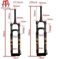 ราคา ZTZ จักรยานเสือภูเขา Air Suspension ส้อม 27.5 29 นิ้ว Thru เพลา 15 มม.เดินทาง 140 มม. Rebound ปรับหลอดเรียวอลูมิเนียมสีดํา (46301586030)