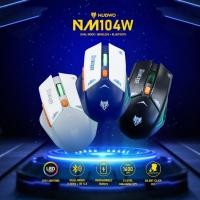 ราคา Nubwo NM-104W เมาส์เกมมิ่งไร้สาย เชื่อมต่อได้2โหมด บลูทูธและusb 2.4G มีไฟ LED รับประกัน1ปี เก็บกล่อง (29405282060)