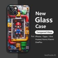 ราคา Creative Mario Case สำหรับ iPhone 16 15 14 8 7 6 6S PLUS 13 12 MINI 11 PRO MAX x XR XS MAX SE SE2กระจกนิรภัยปลอก iPhone 13Mini 12 16 MINI 15PLUS 14PLUS 8เคส plus 7plus (25039369855)