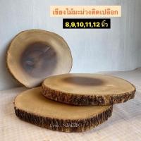 ราคา เขียงไม้ จานไม้มะม่วง ติดเปลือกธรรมชาติ (11072837277)