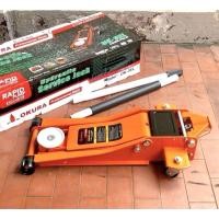 ราคา OKURA แม่แรงตะเข้ 3 TON 3ตันเตย รุ่นงานหนัก รุ่น OK-3EL Okura ตะเข้ 3Ton (โหลดเตี้ย) 2สูบ ตะเข้ 3 TON (25842188083)