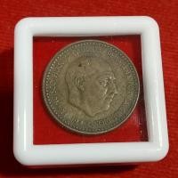 ราคา เหรียญต่างประเทศ เหรียญประเทศสเปน รุ่นเก่า ปี 1947 ชนิด 1 เปเซตา รายการที่ 2 (26079162517)