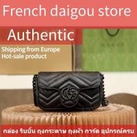 ราคา กุชชี่ GUCCI กระเป๋าคาดเอว GG Marmont 16.5cm Belt Bag สุภาพสตรี กระเป๋าสะพายไหล่ (26920948187)